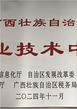 广西壮族自治区企业技术中心